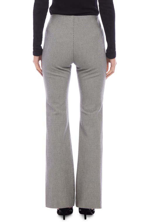 Shop Fifteen Twenty Emerson Bootcut Pants In Houndstooth