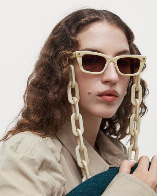 Machete Chunky Sunglass Chain In Tortoise Checker