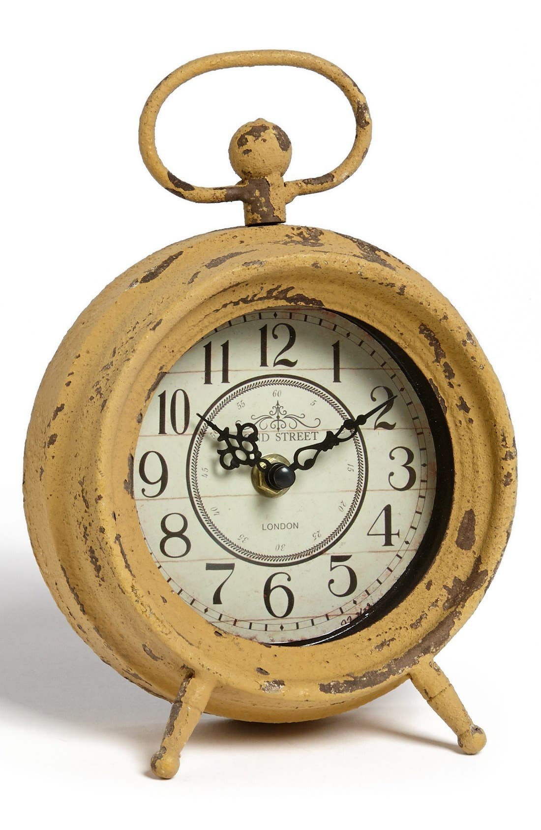 Distressed Yellow Metal Clock Nordstrom