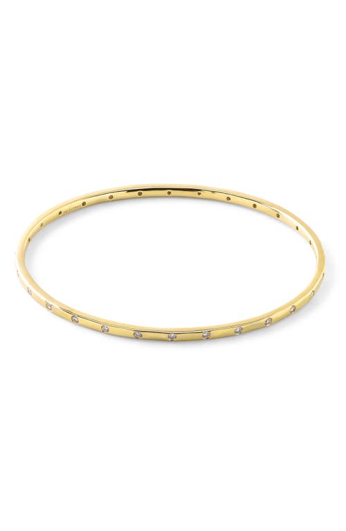 Ippolita Thin Diamond Bangle in Gold/Diamond at Nordstrom