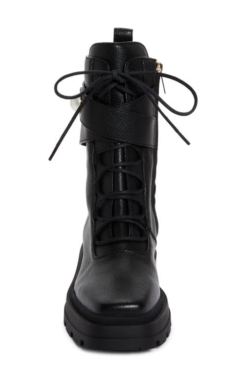 Shop Jimmy Choo Noemi Combat Boot In Black