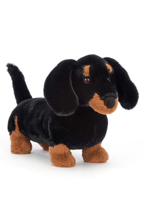 Jellycat Freddie Sausage Dog Stuffed Animal in Black at Nordstrom
