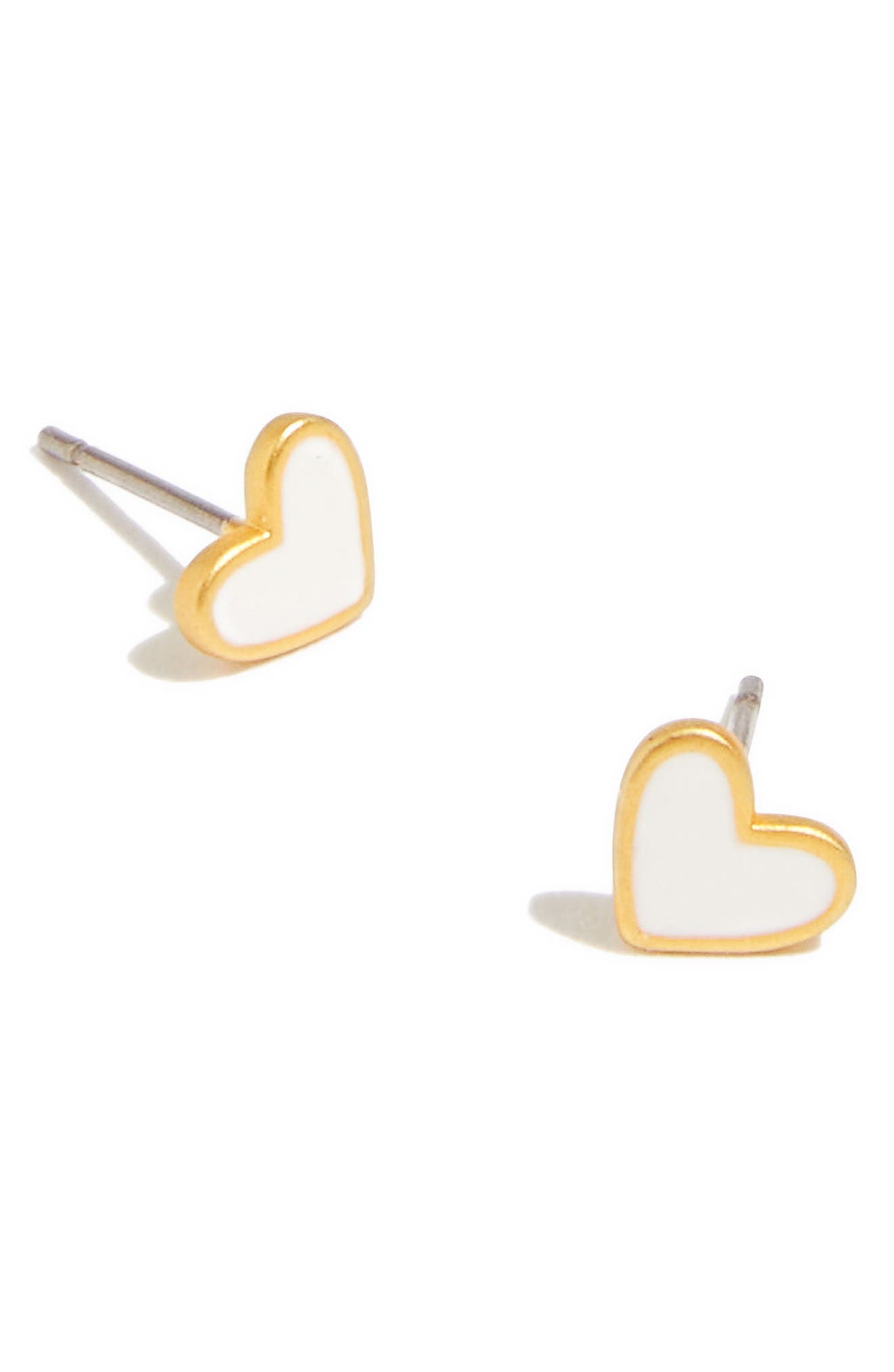 madewell heart earrings