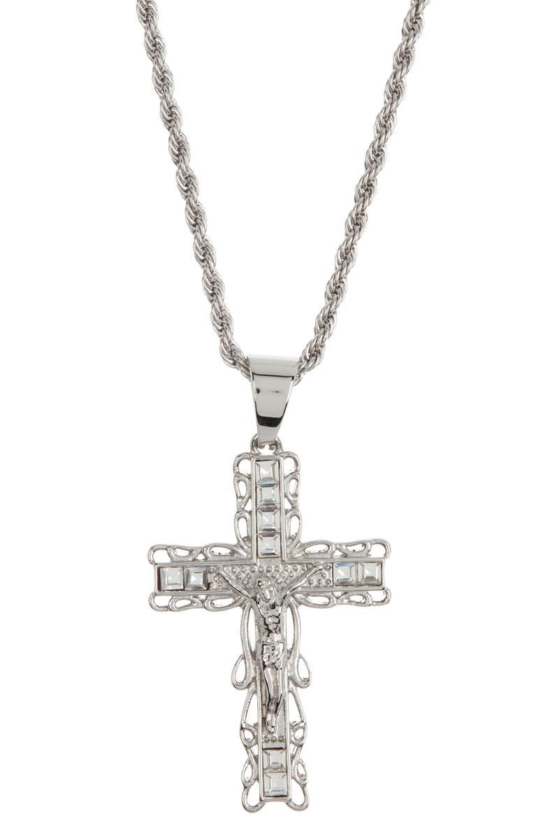 AMERICAN EXCHANGE Men's Cross Pendant Necklace Nordstromrack