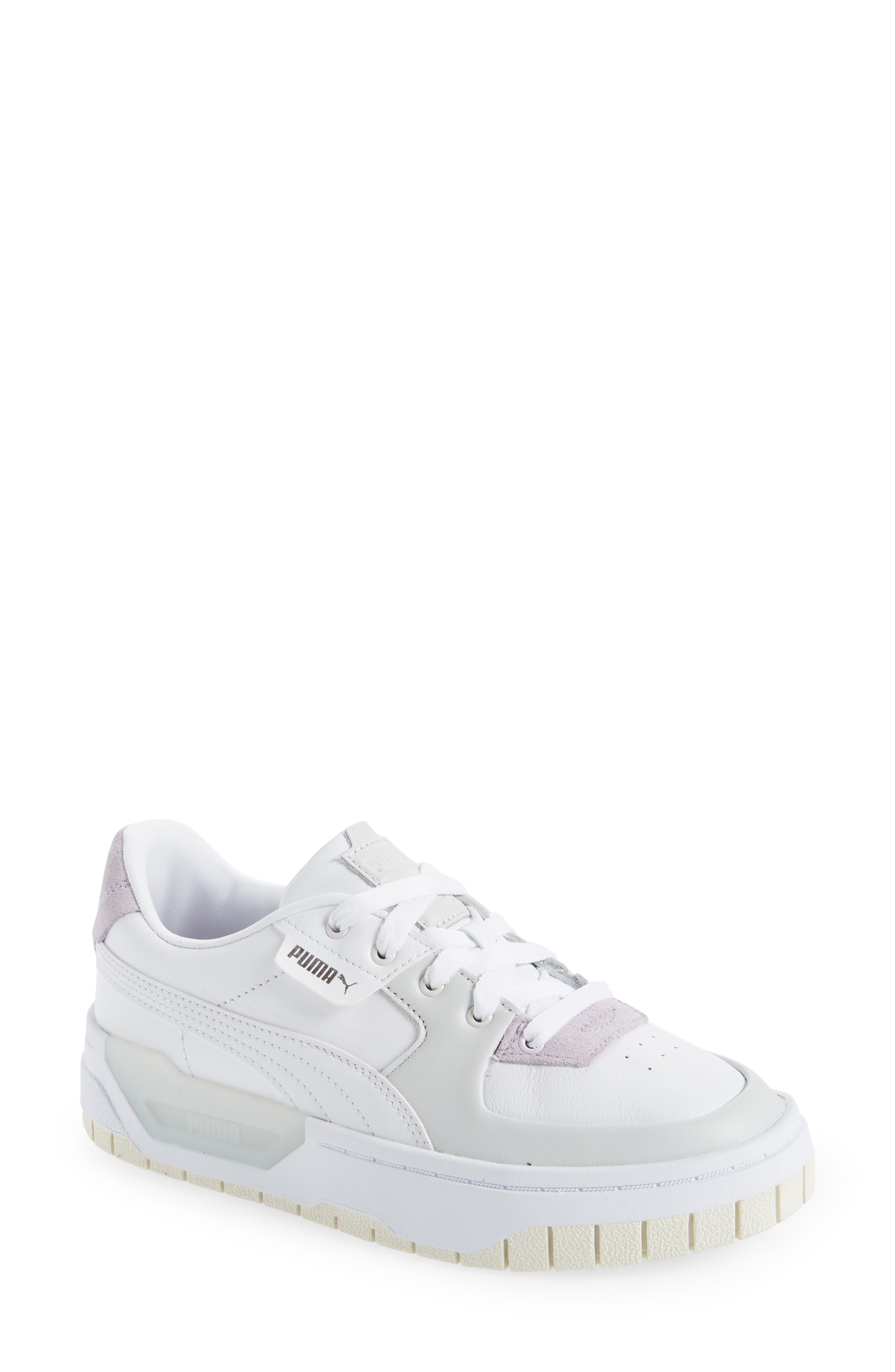 Womens White Puma Cali Sport Pastel Sneaker | Soletrader