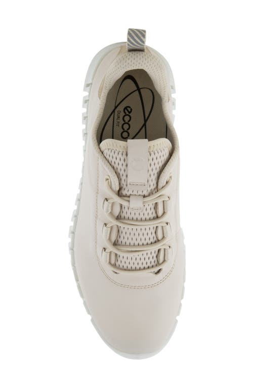 Shop Ecco Gruuv Sneaker In Limestone/powder