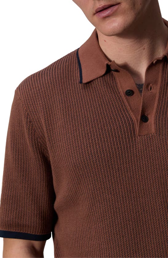 Shop Rag & Bone Harvey Relaxed Polo In Clay