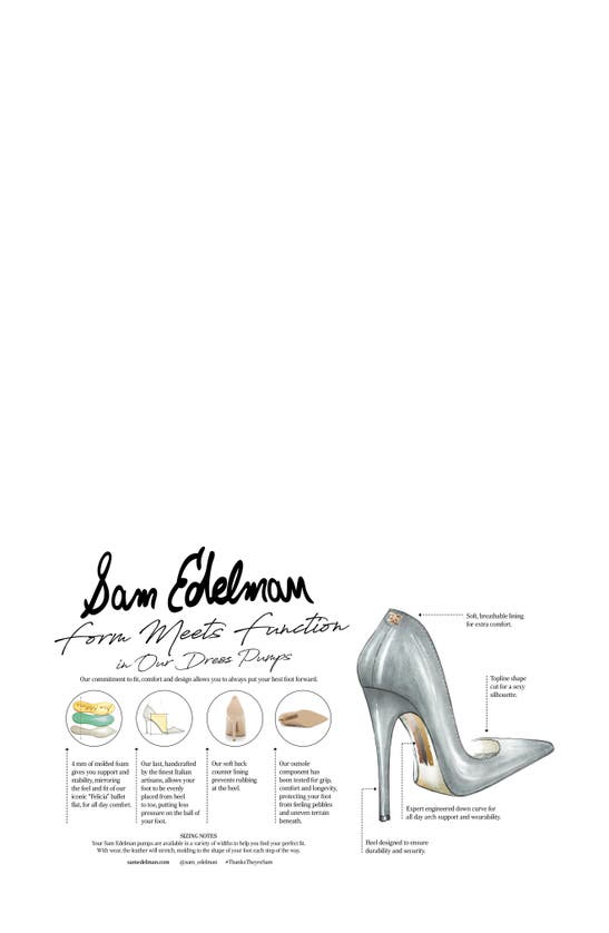 Shop Sam Edelman Hazel Pointed Toe Pump In Bright White Leather