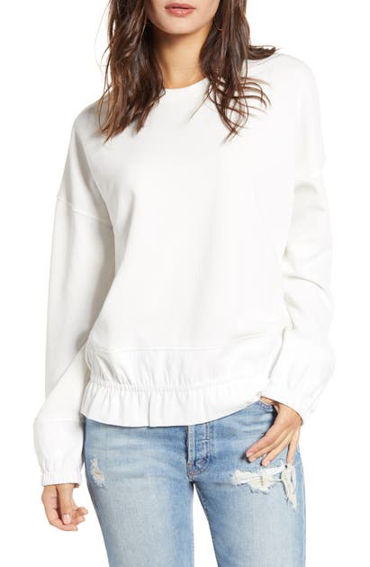 Click to view more detailed imagery on our partner's website English Factory Blouson Sweatshirt In Ivory