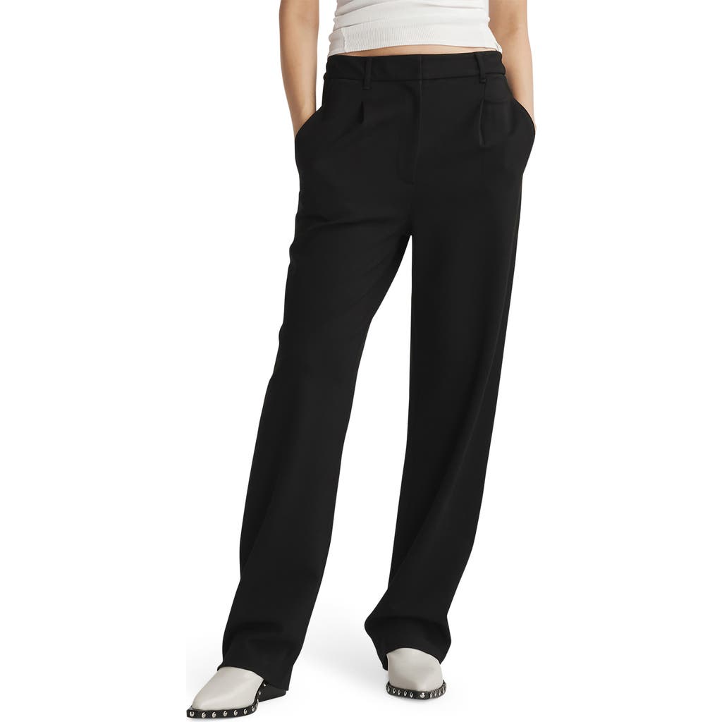 Rag & Bone Irina High Waist Ponte Pants In Black