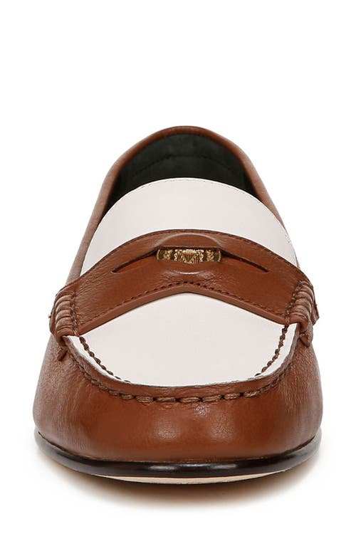 Shop Veronica Beard Penny Loafer In Caramel/lily