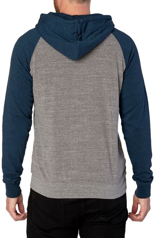 Threads 4 Thought Threads For Thought Raglan Hoodie In Heather Grey/midnight