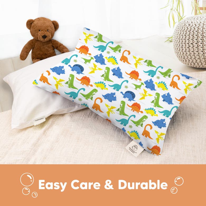 Shop Keababies Printed Toddler Pillowcase 13x18" In Happy Dino