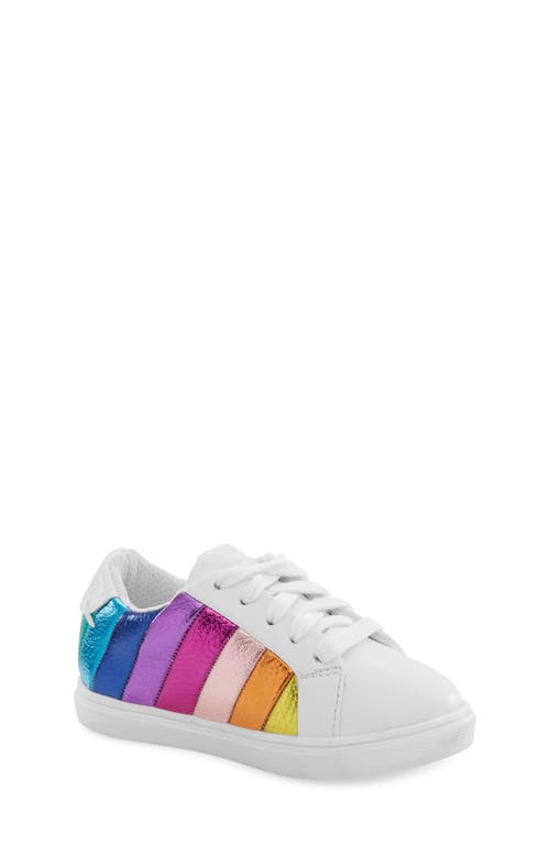 Kurt Geiger London Kids' Mini Lane Stripe Sneaker White at Nordstrom, M