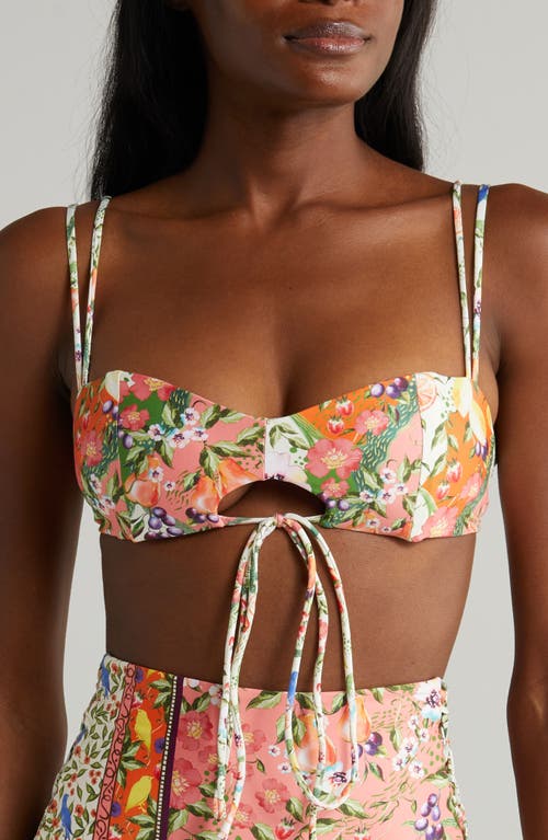 Kayla Seed Bikini Top in Multi