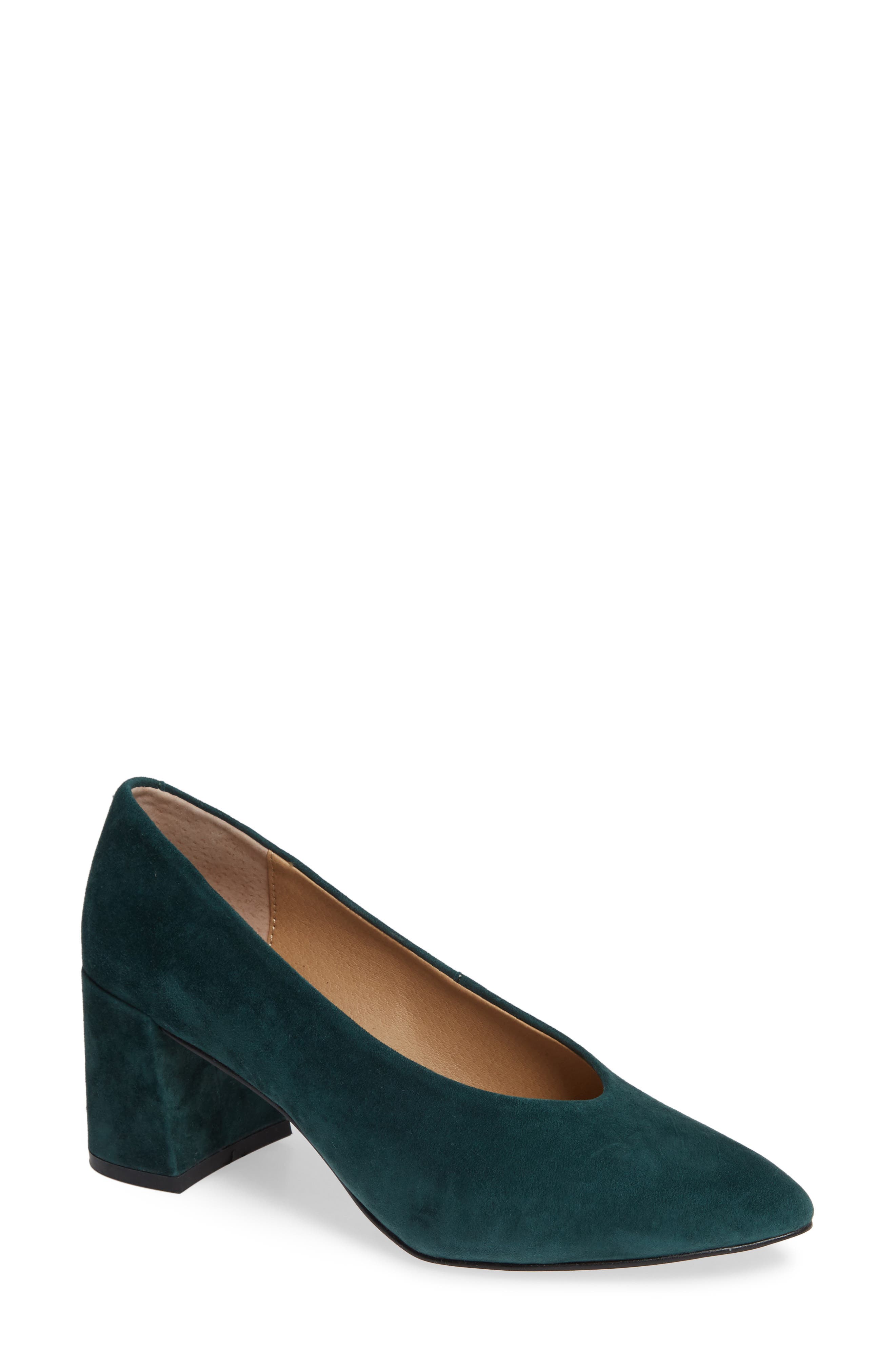 M4D3 Helen Statement Heel Pump- Green