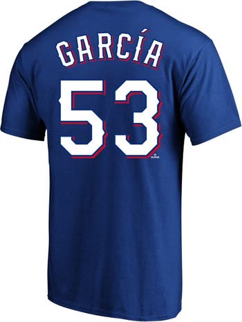 PROFILE Men\'s Adolis Garcia Big & Tall Number Name Nordstrom Rangers Shirt Texas T- | Royal 