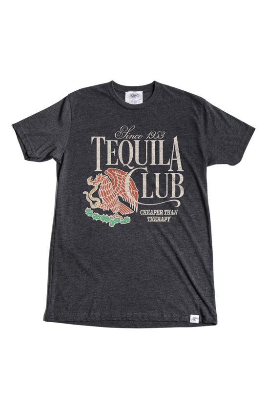 Shop Kid Dangerous Tequila Club Graphic T-shirt In Charcoal