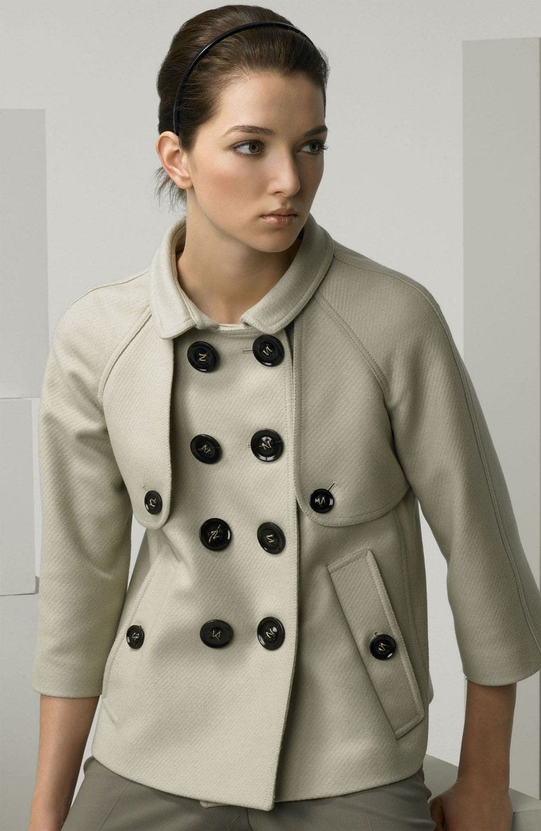 Burberry London Short Double Breasted Swing Jacket Nordstrom