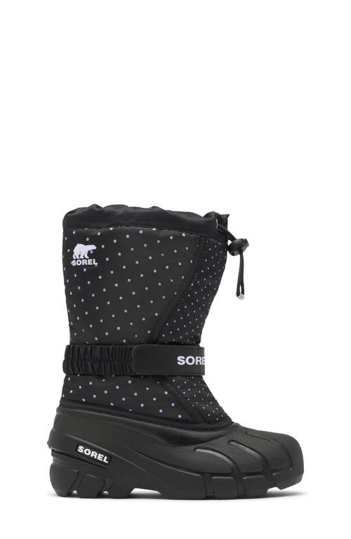 SOREL Flurry Weather Resistant Snow Boot in Black at Nordstrom, Size 7 M