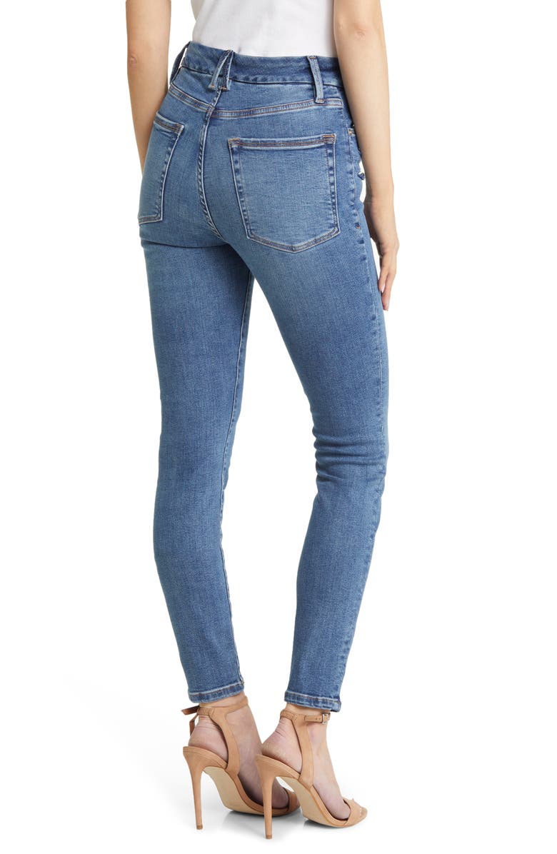 Good American Good Waist High Waist Ankle Skinny Jeans | Nordstrom