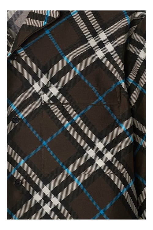 Burberry Vintage Check Silk Shirt In Snug