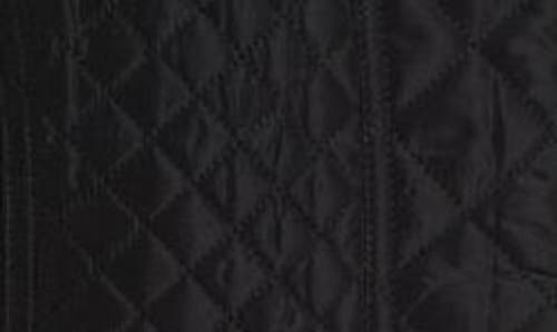 Gallery Water Resistant Quilted Jacket In Black