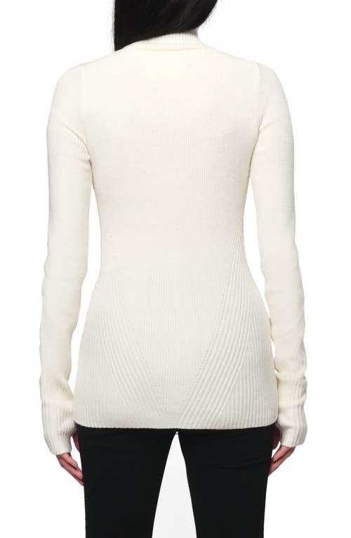 Apparis Nova Zip Cardigan In Cream