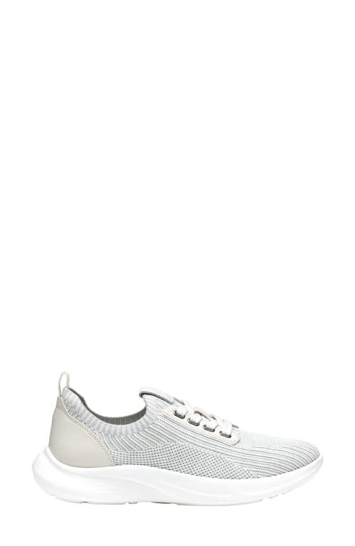 Shop Johnston & Murphy Escape Knit Sneaker In White Knit