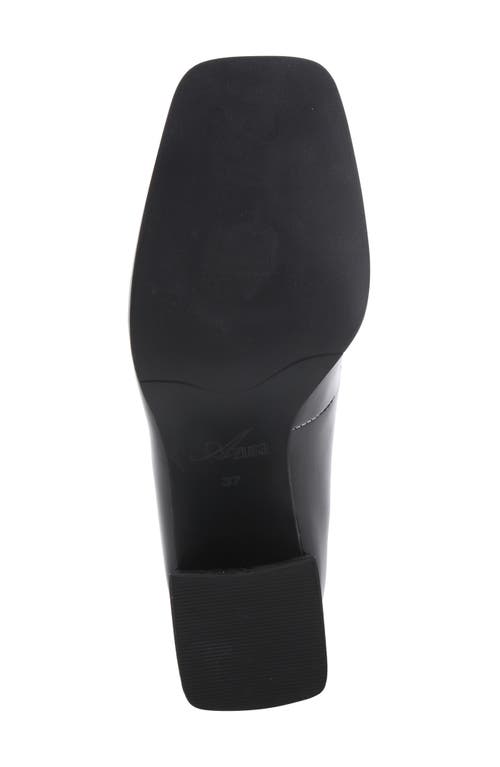 Azura By Spring Step Luzish Square Toe Pump In Black Patent