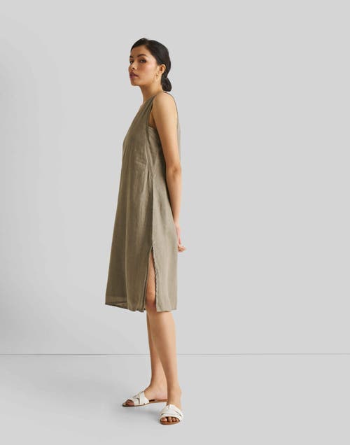 Reistor Reading Tea Leaves Dress In Dark Olive In Dark Green