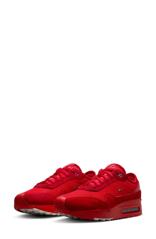 Shop Nike X Jacquemus Air Max 1 86 Sneaker In University Red/silver