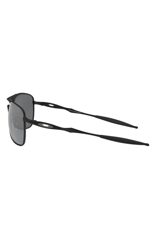 Oakley Crosshair 61mm Prizm™ Polarized Pilot Sunglasses In Matte Black/prizm Black