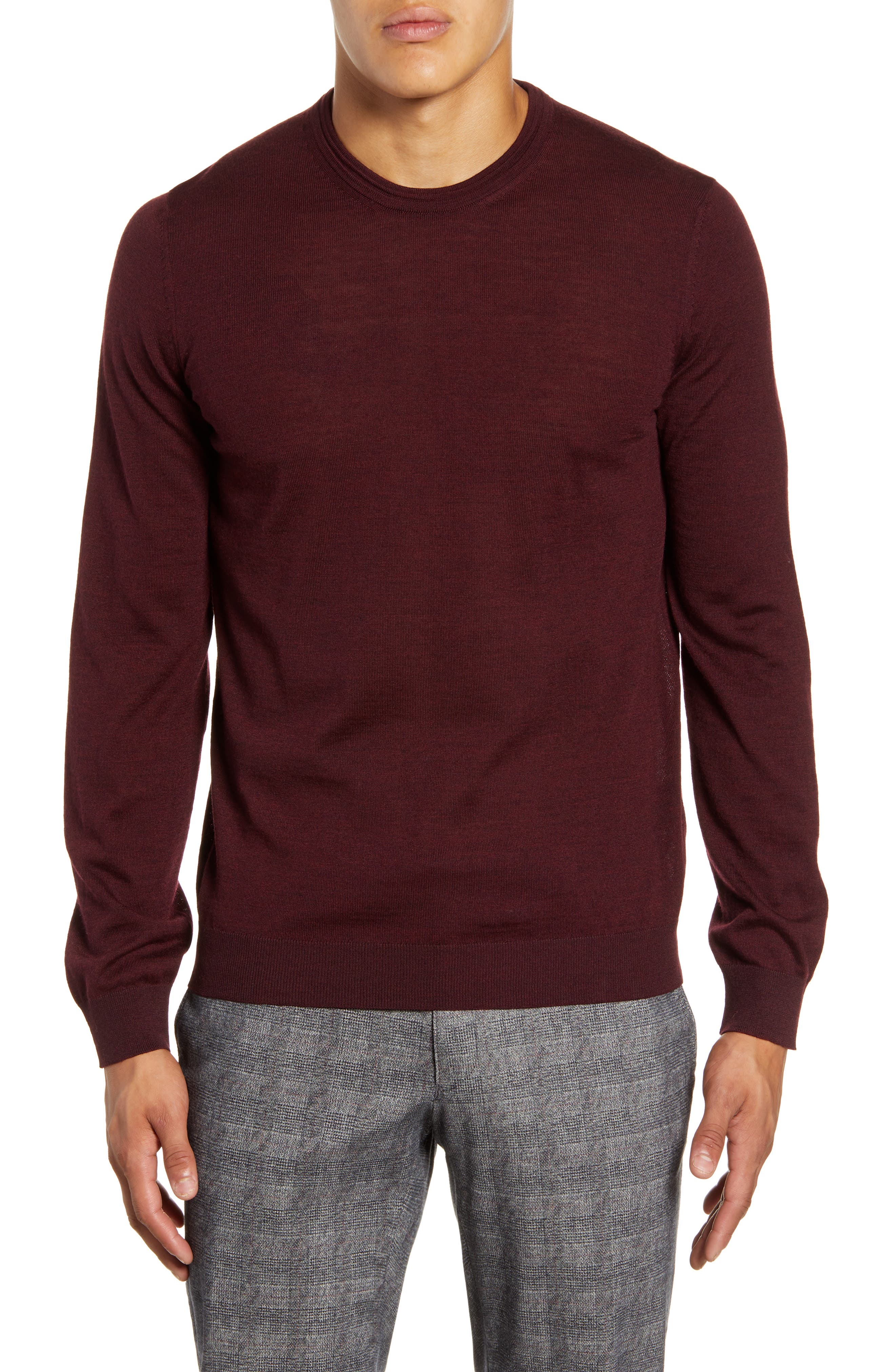 wool sweater with elbow patches