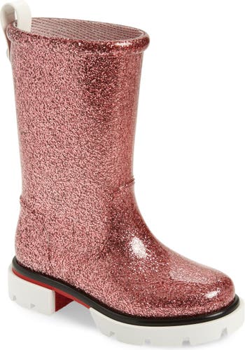 Christian Louboutin Kids Toy Pluie Patent Boots