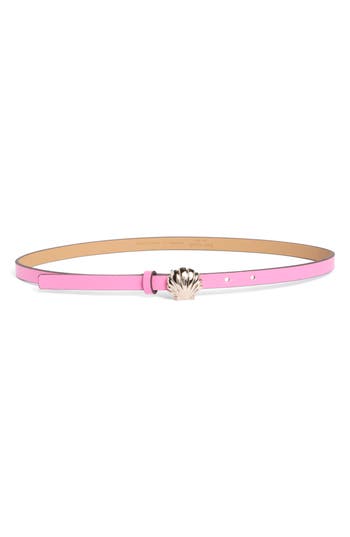 Kate Spade New York Shell Buckle Belt In Pink