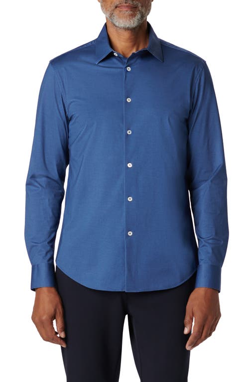 Bugatchi James OoohCotton Stripe Button-Up Shirt at Nordstrom,