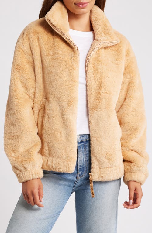 Shop Ugg(r) Faux Fur Jacket In Oolong