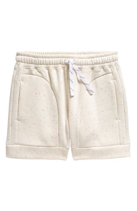 Kid's Shorts Coral Cotton Fleece