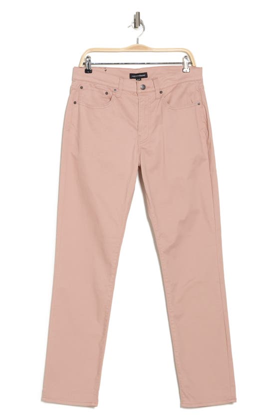 Shop Lucky Brand 121® Heritage Slim Straight Leg Pants In Antique Rose
