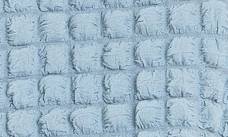 English Factory Textured Mock Neck Top In Sky Blue
