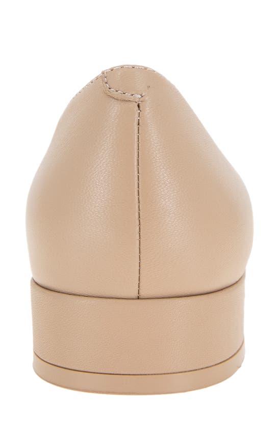 Kenneth Cole Carmina Half D'orsay Flat In Chai