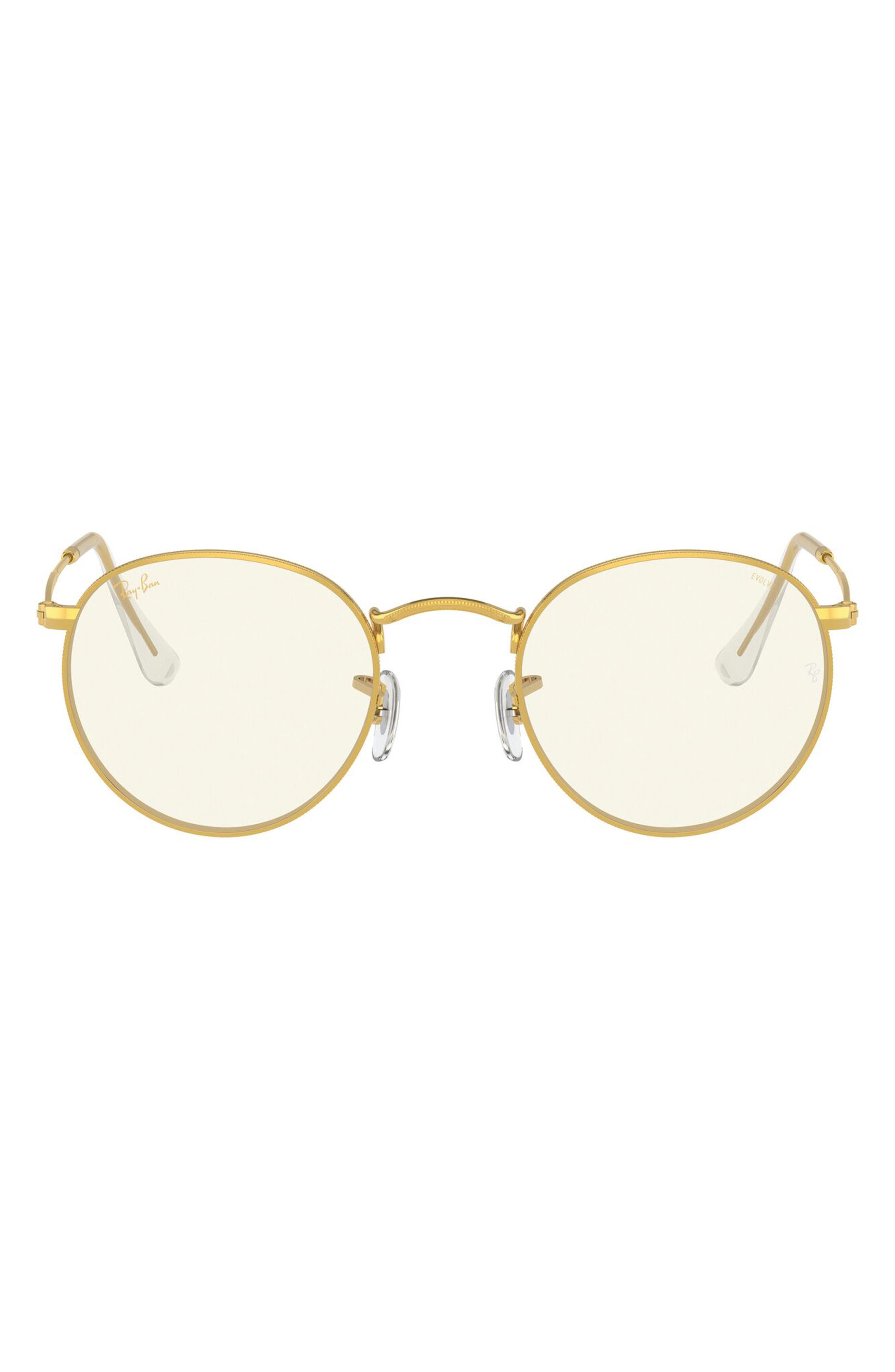 EAN 8056597377379 product image for Ray-Ban 50mm Blue Light Blocking Everglasses - Gold | upcitemdb.com