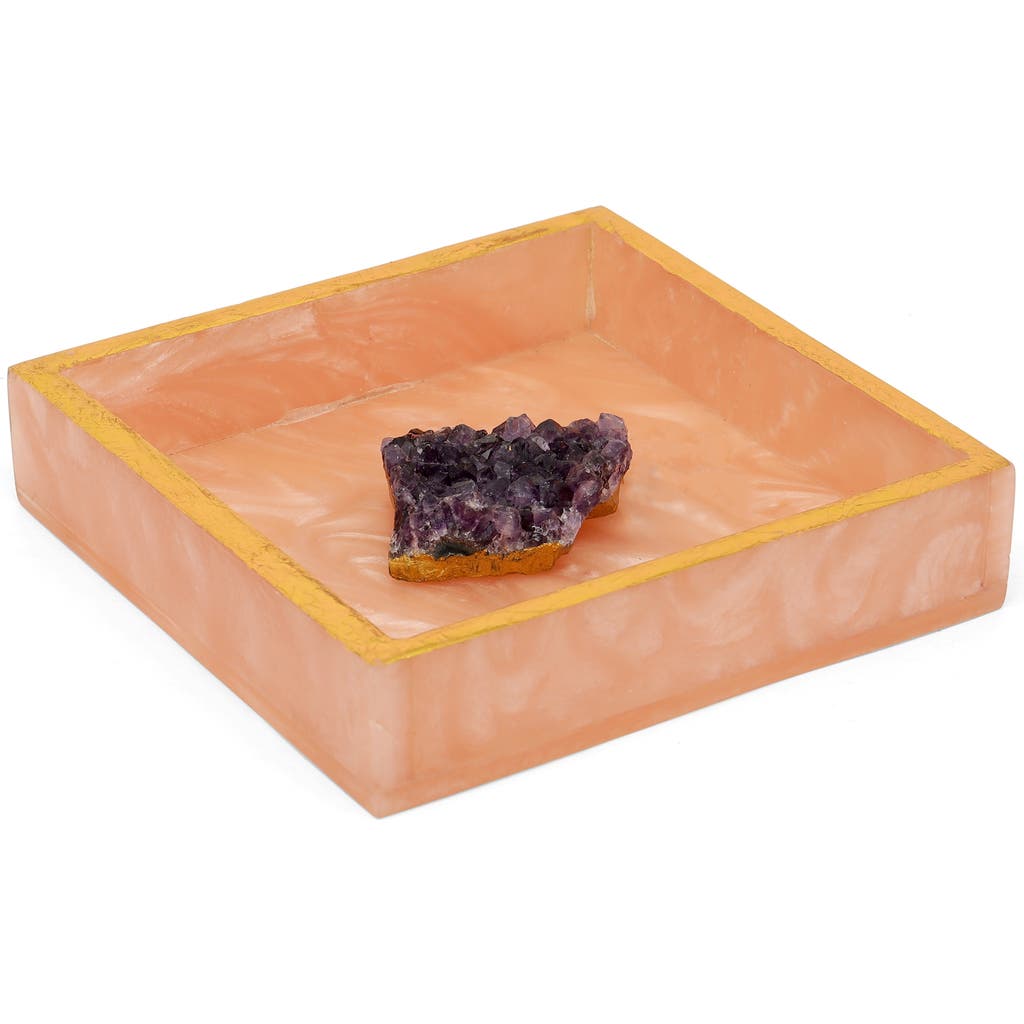Tiramisu Gemstone Napkin Holder In Pink