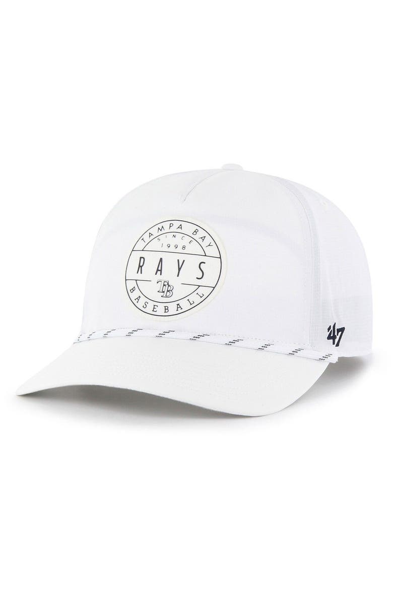 '47 Men's '47 White Tampa Bay Rays Suburbia Captain Snapback Hat ...