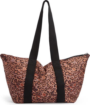 metallisk Over hoved og skulder Hvert år AllSaints Sly Leopard Print Tote Bag | Nordstromrack