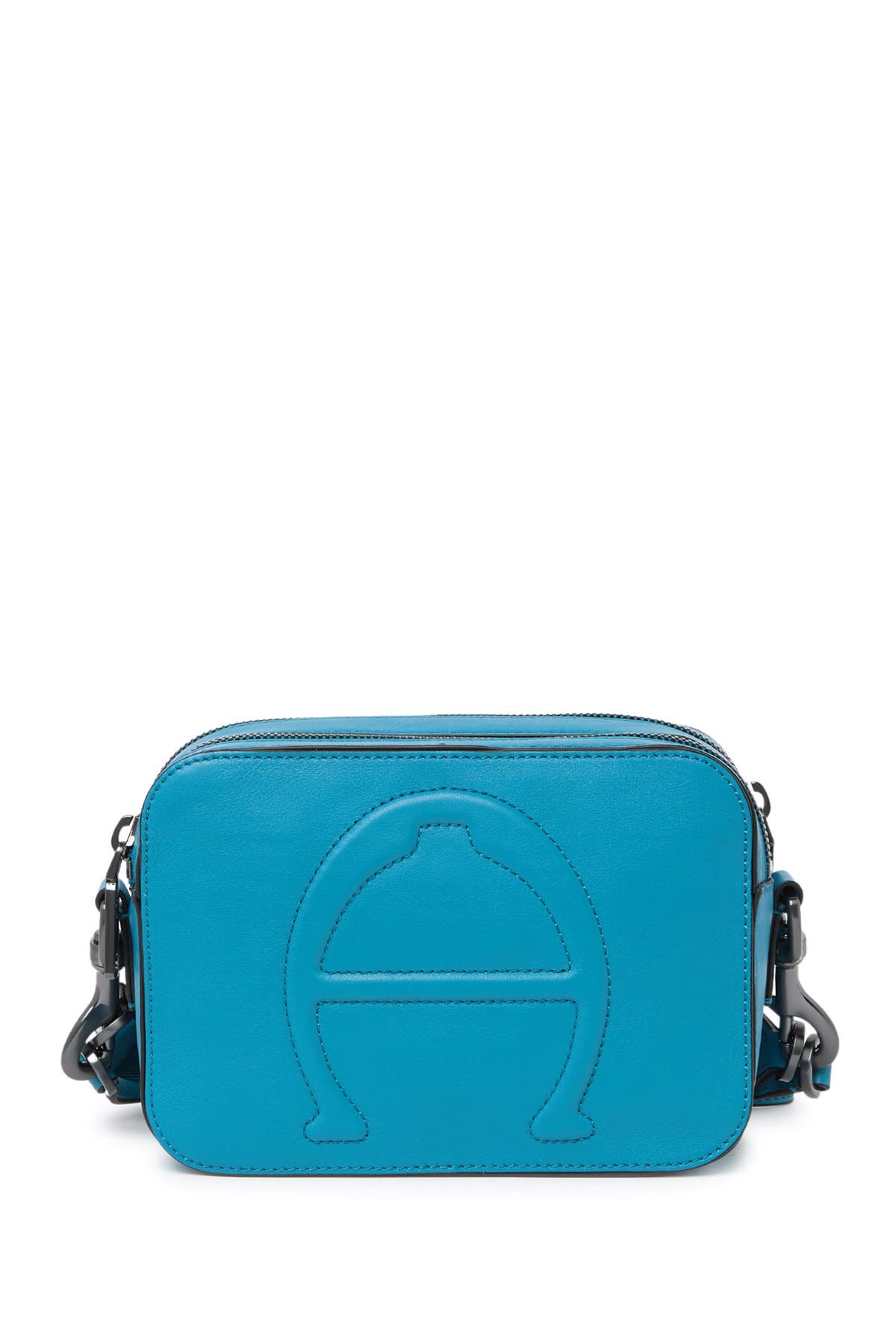 Etienne Aigner Adeline Small Leather Camera Crossbody In Ocean