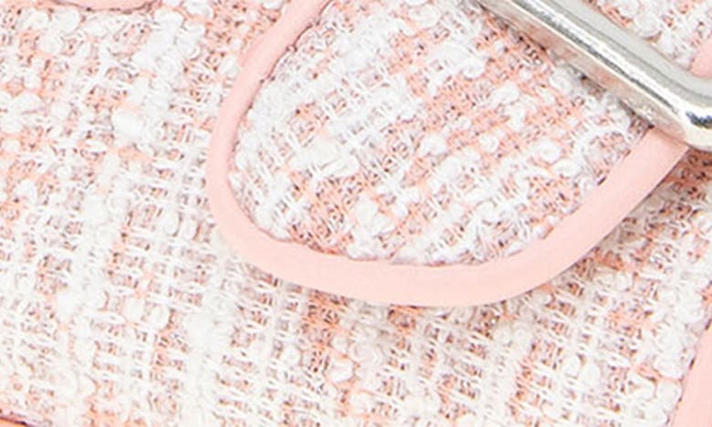 Shop Bcbgeneration Beena Platform Sandal In Pink-white Boucle