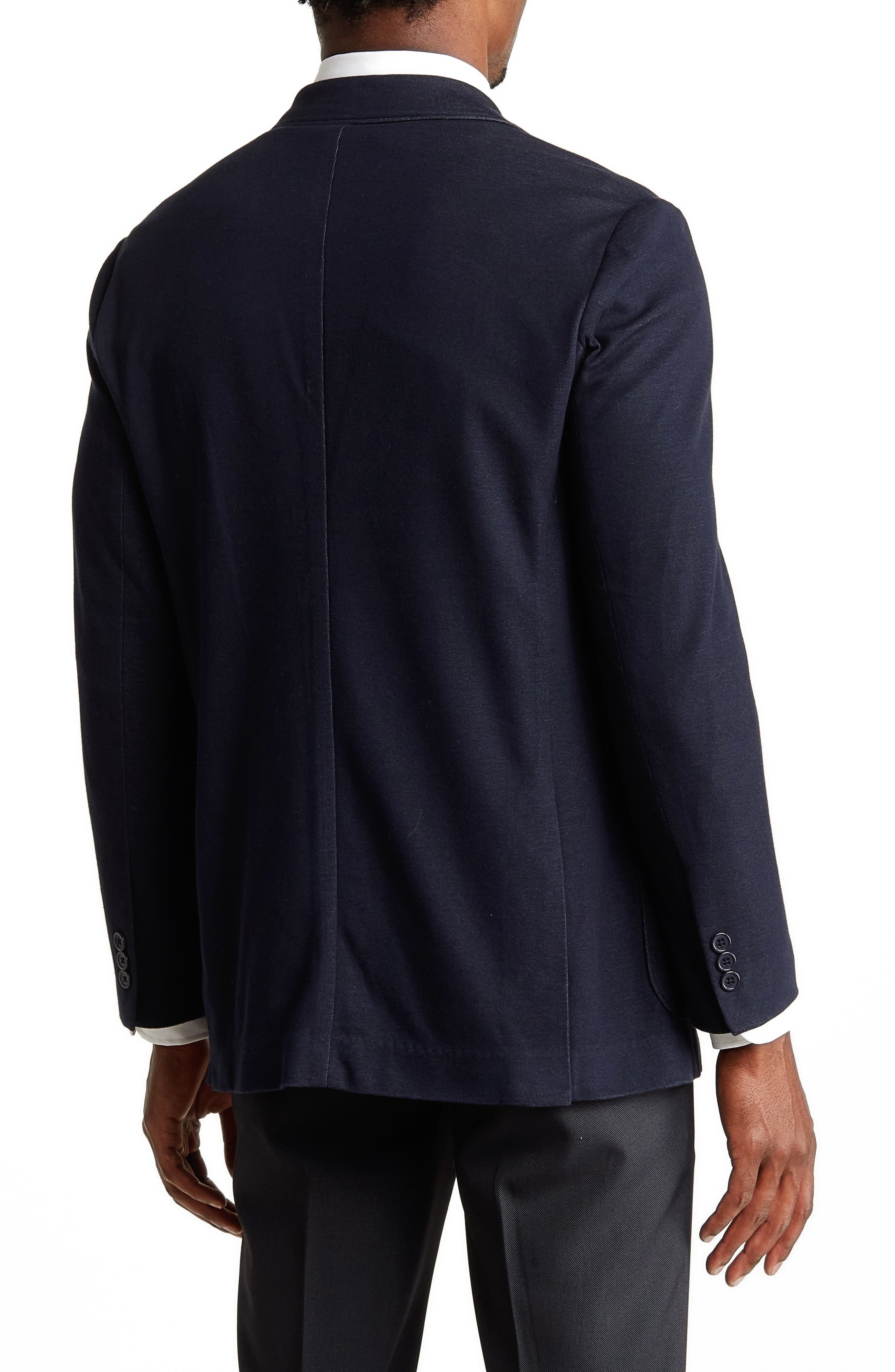 Mens Two Button Notch Lapel Blazer Sapphire main image 0