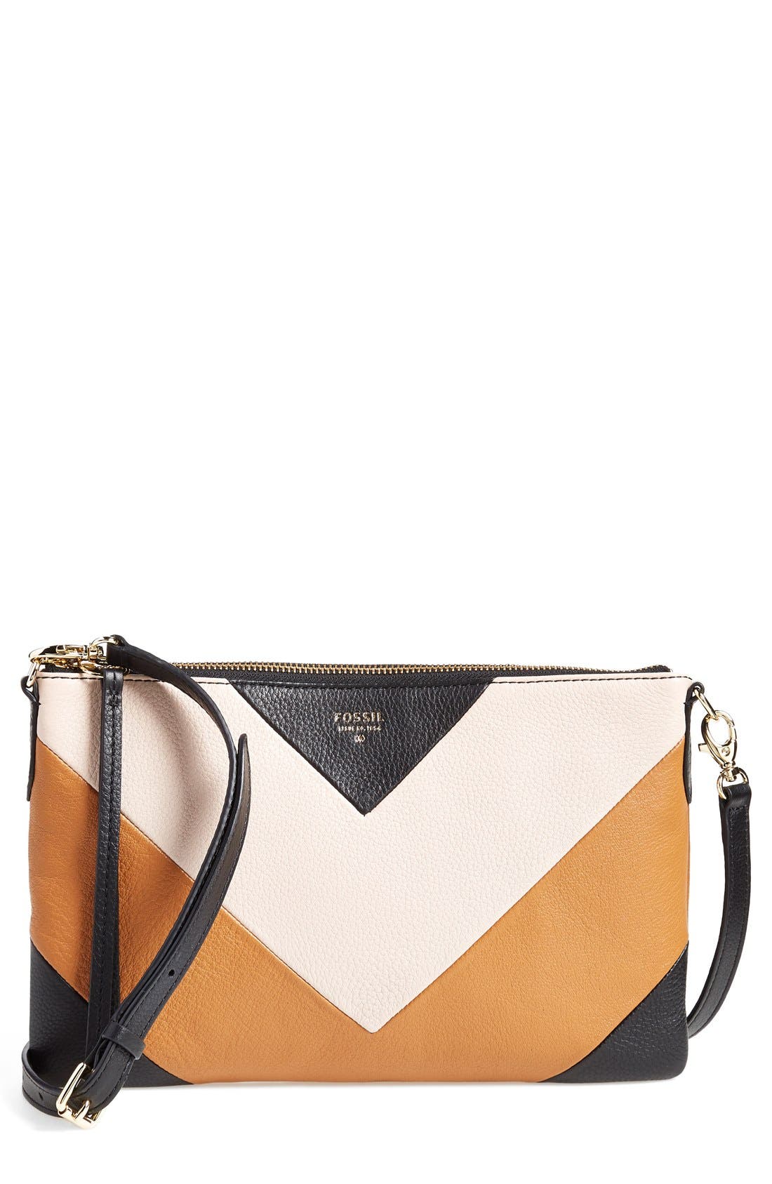 Fossil 'Sydney' Top Zip Leather Crossbody Bag Nordstrom